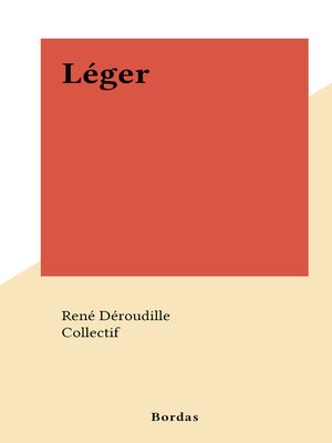 cover image of Léger